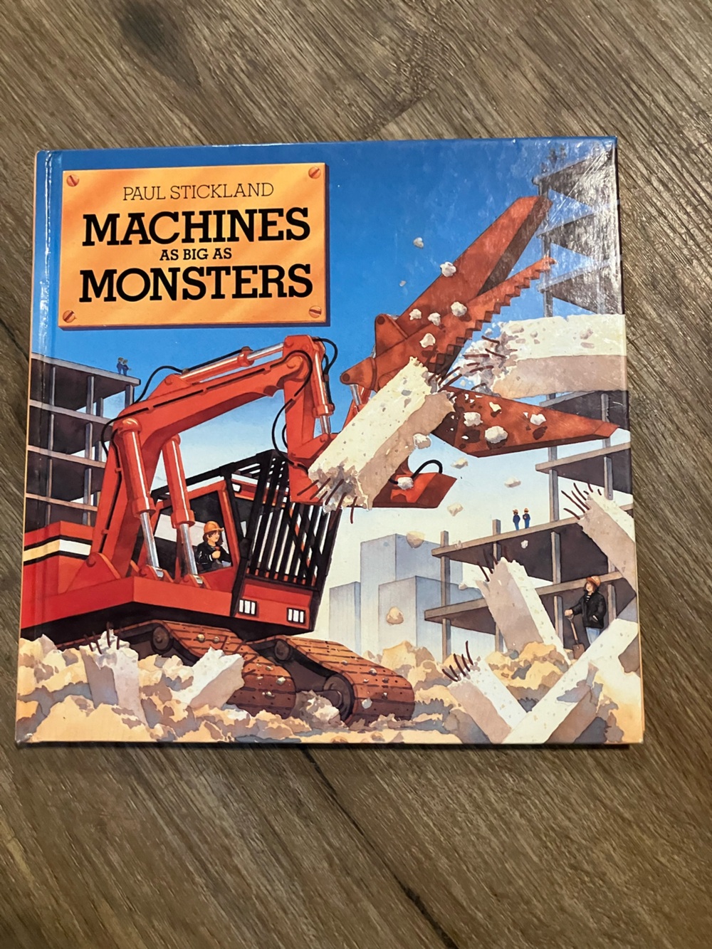 Machines as Big as Monsters - Red Kids Learning Book